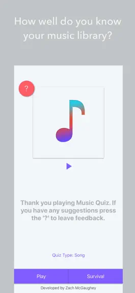 Game screenshot Music Quiz: Know Your Library? mod apk