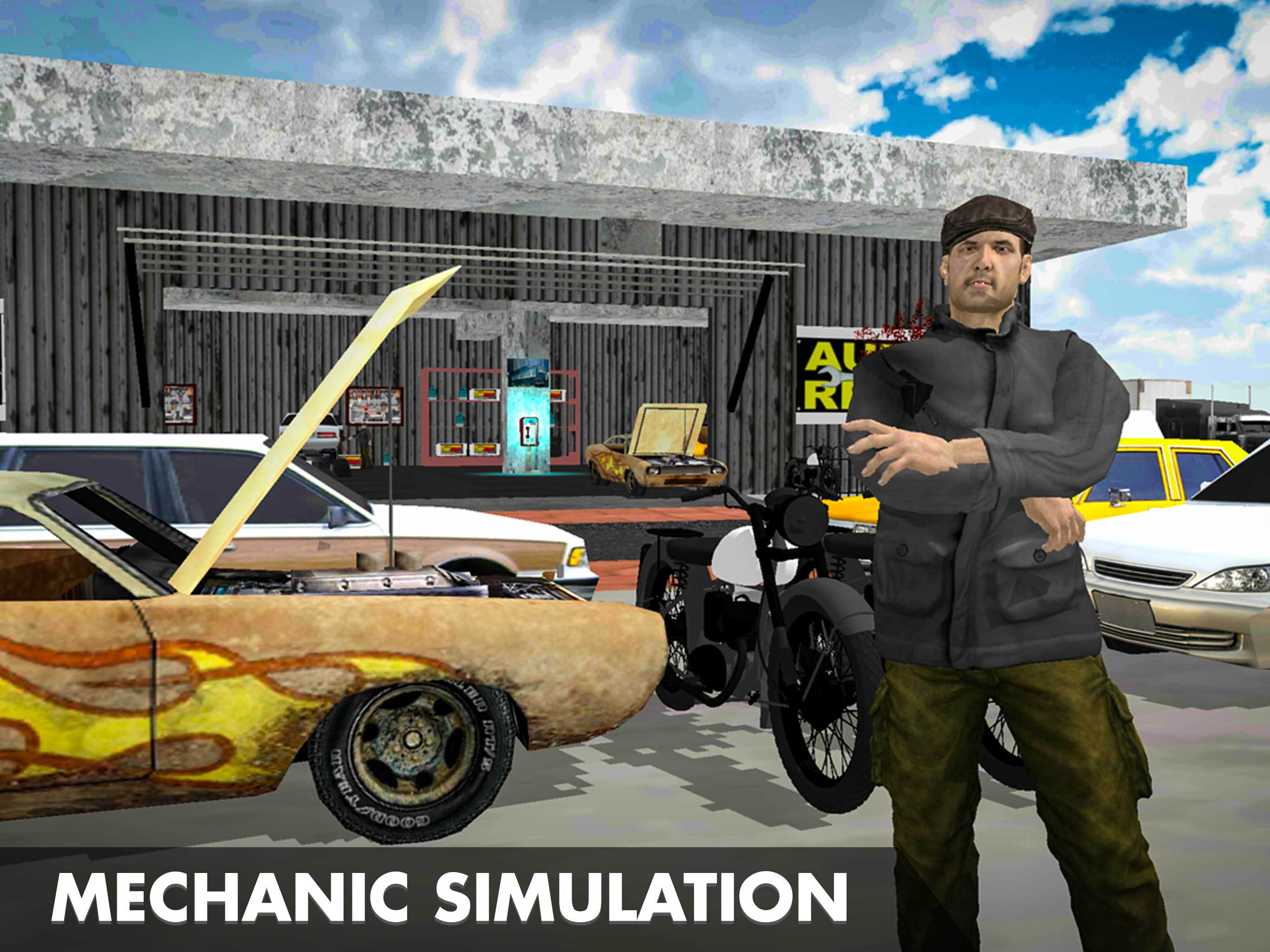 3D Car Mechanic Job Simulator