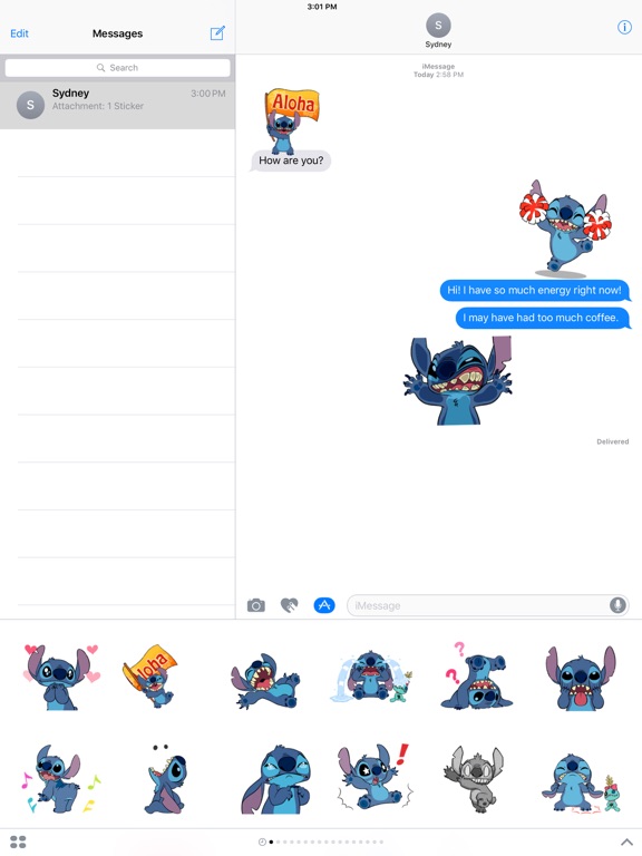 Screenshot #6 pour Disney Stickers: Stitch