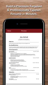 resume star 2: pro cv designer iphone screenshot 1