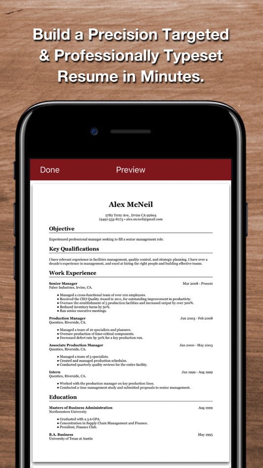 Resume Star 2: Pro CV Designer - 2.7 - (iOS)