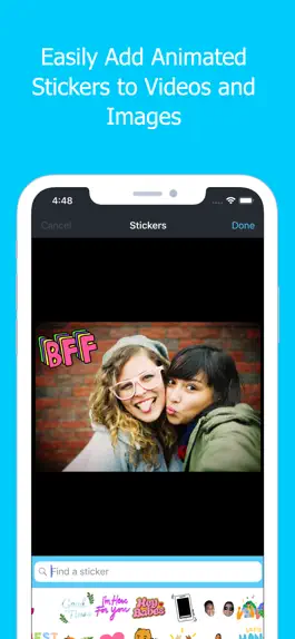 Game screenshot Add GIFs to Videos & Photos mod apk