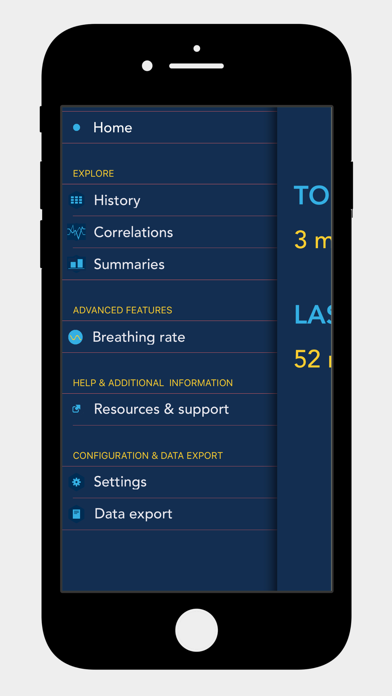 HRV4Biofeedback Screenshot