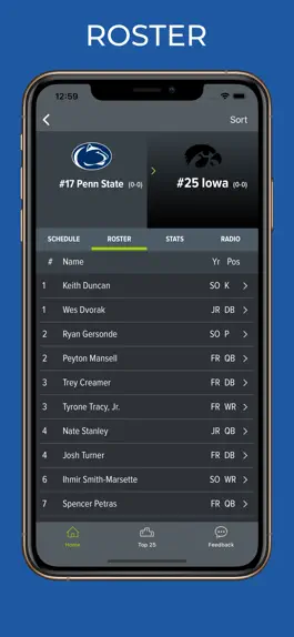 Game screenshot Iowa Football Schedules hack
