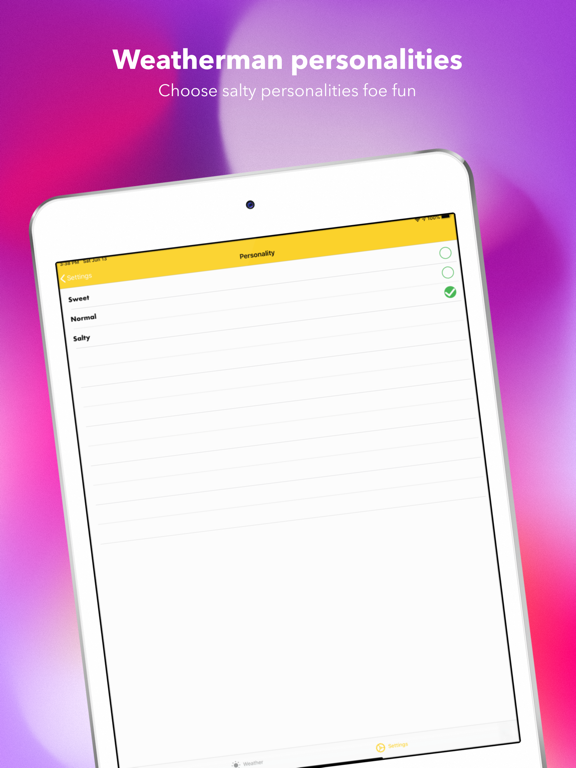 Weatheru iPad screenshot 8 - Weather app