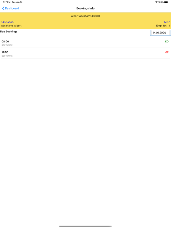 Screenshot #5 pour Krutec Zeiterfassung v6