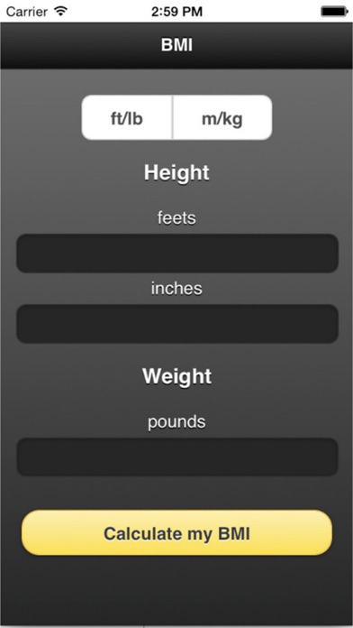 Screenshot #1 pour BMI Calculator Expert