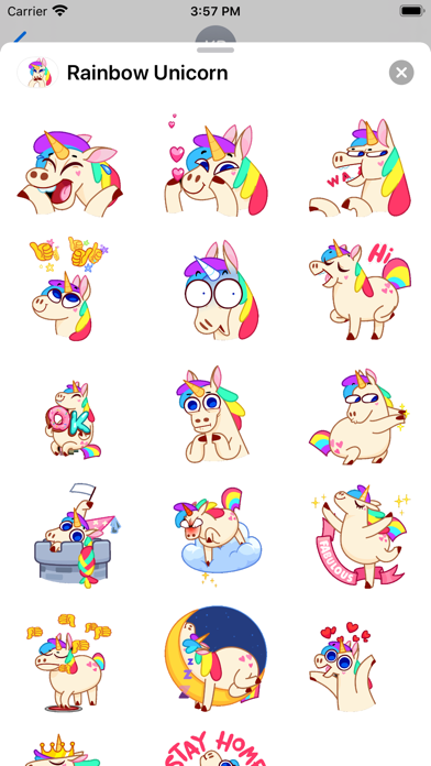 Unicorn Rainbow Animated Screenshot