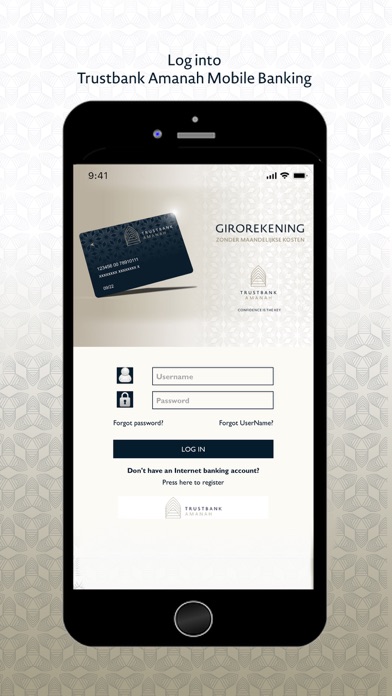 TrustbankAmanah Mobile Banking Screenshot