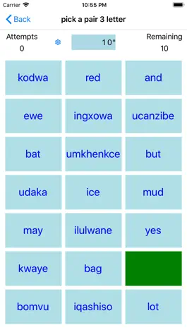 Game screenshot PickAPair Xhosa - English apk