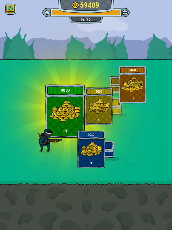 Run and Gun - shooting game iPad screenshot 8 - Games app