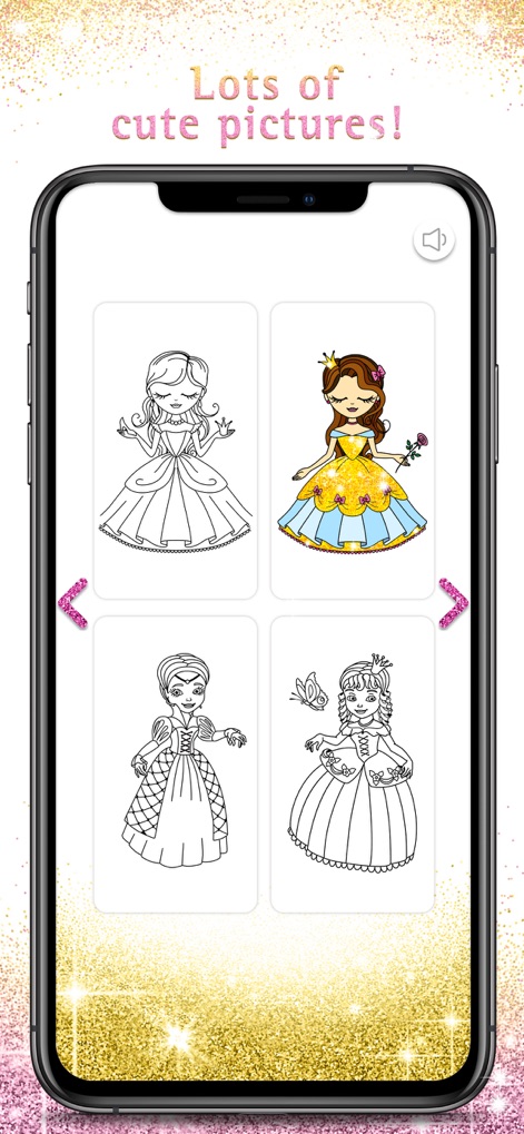 Princess Coloring Book Sparkle - Entertainment App | MWM