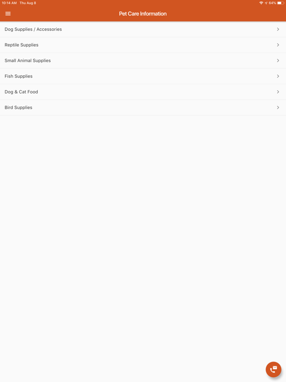 Petland USA iPad screenshot 5 - Shopping app
