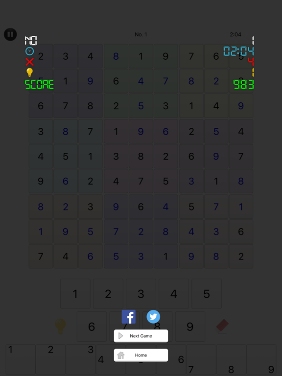 Screenshot #6 pour Sudoku Challenges 1000 !!