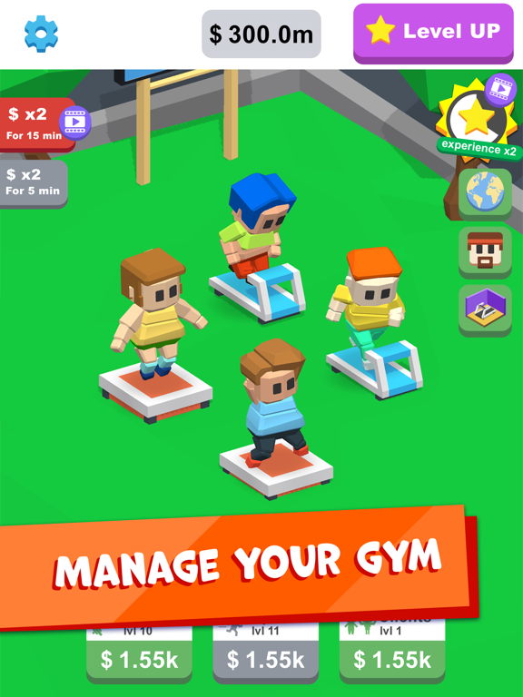 Screenshot #4 pour Idle Gym City - fitness tycoon