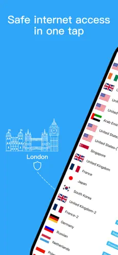 Captura de Pantalla 1 Speedy Quark VPN - VPN Proxy iphone