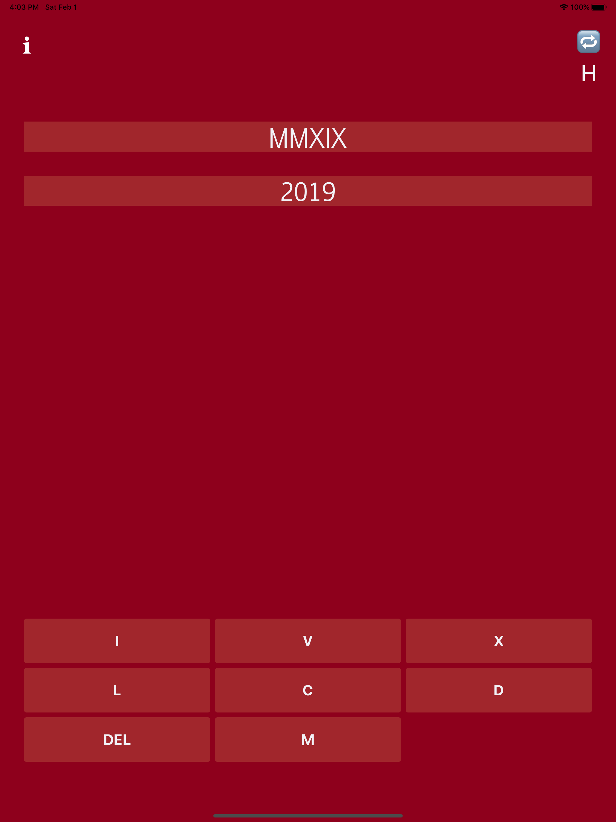 Roman Numbers