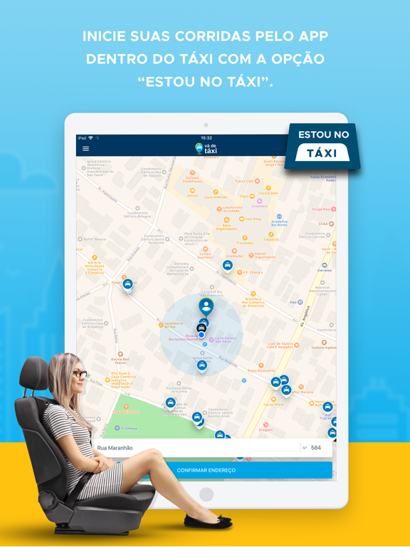 Vá de Táxi - O seu app de táxiのおすすめ画像6