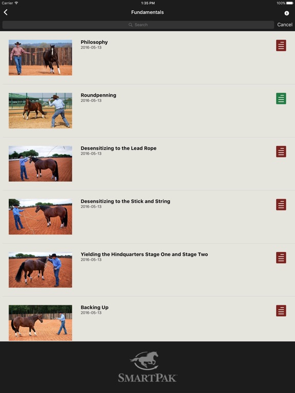 Downunder Horsemanship iPad screenshot 5 - Education app