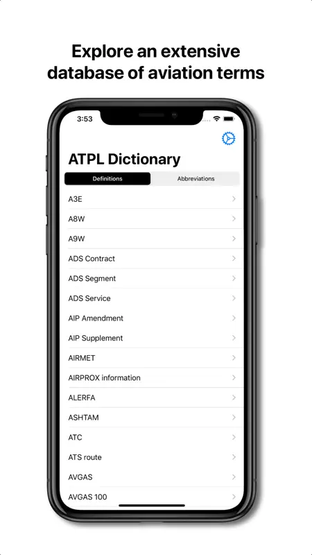 ATPL Dictionary screenshot 1 of 2