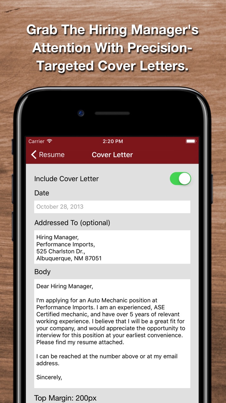 iPhone screenshot