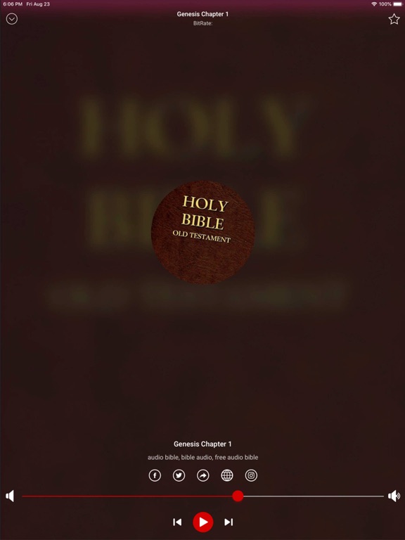 Screenshot #4 pour Audio Bible - King James Bible