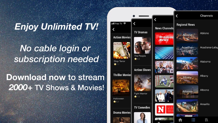 FREECABLE TV: News & TV Shows