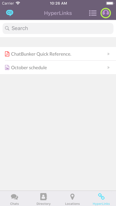 ChatBunker Screenshot