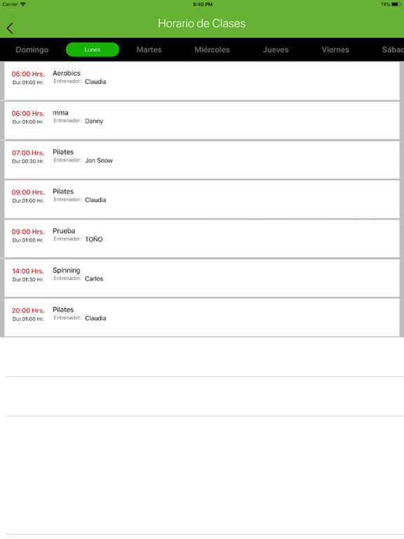 Screenshot #5 pour Fitland