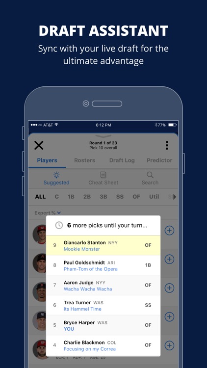 Fantasy Baseball Draft Wizard screenshot-4
