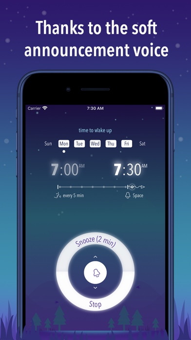 Gentle Talking Alarm Clock Pro Screenshot