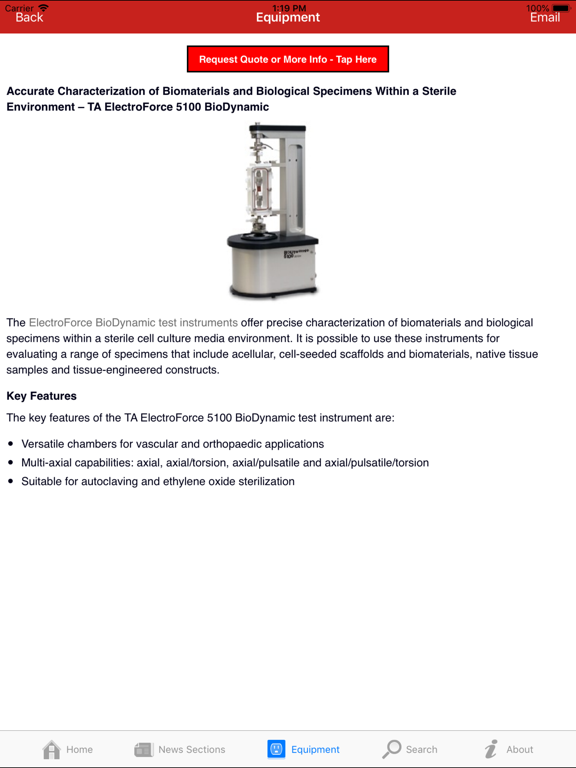 AZoM iPad screenshot 6 - Reference app