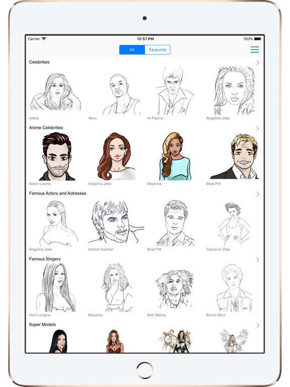 Screenshot #4 pour Draw Famous People