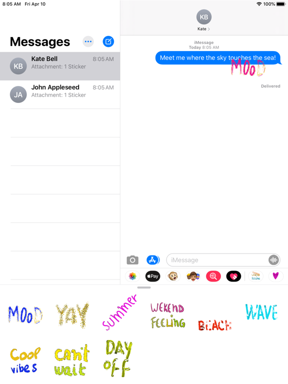 Screenshot #5 pour Summer Sticky-Animated Pack