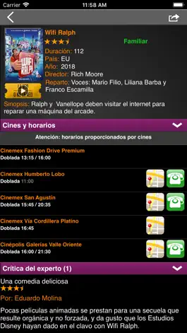 Game screenshot Cineguía apk