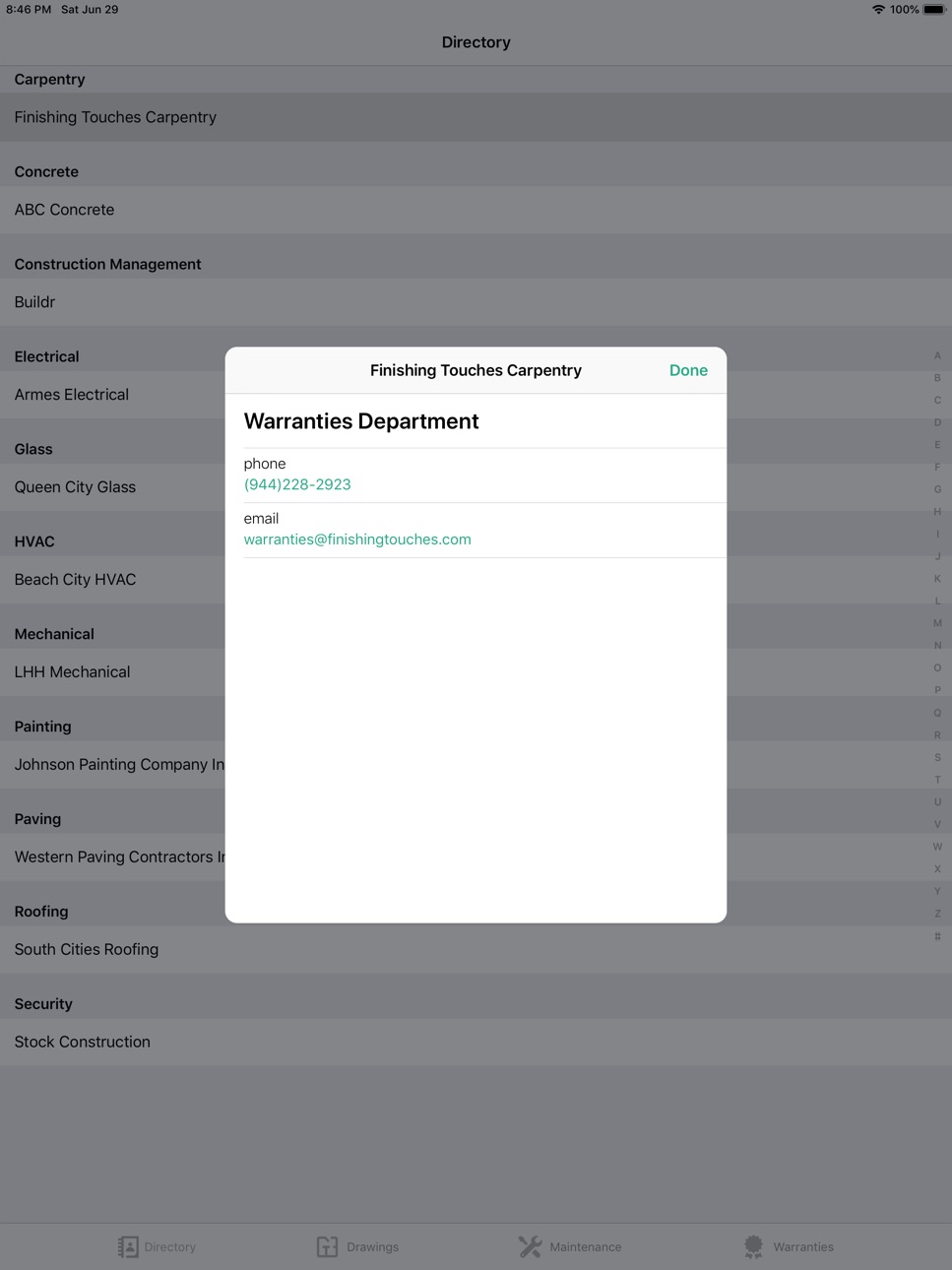 iPad screenshot