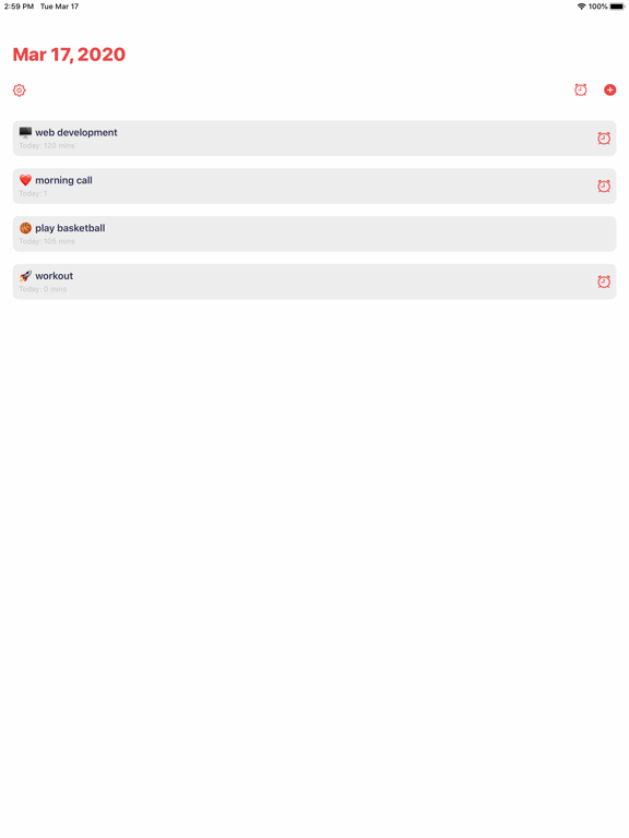 Screenshot #4 pour Fill it, a simple work tracker