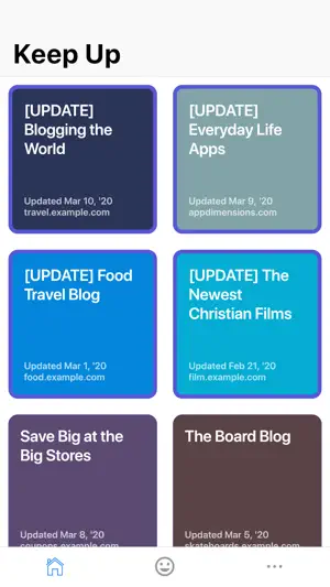 Keep Up: Blog, Site Updates screenshot 1