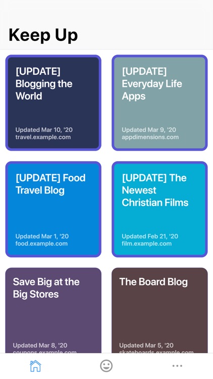 Keep Up: Blog, Site Updates