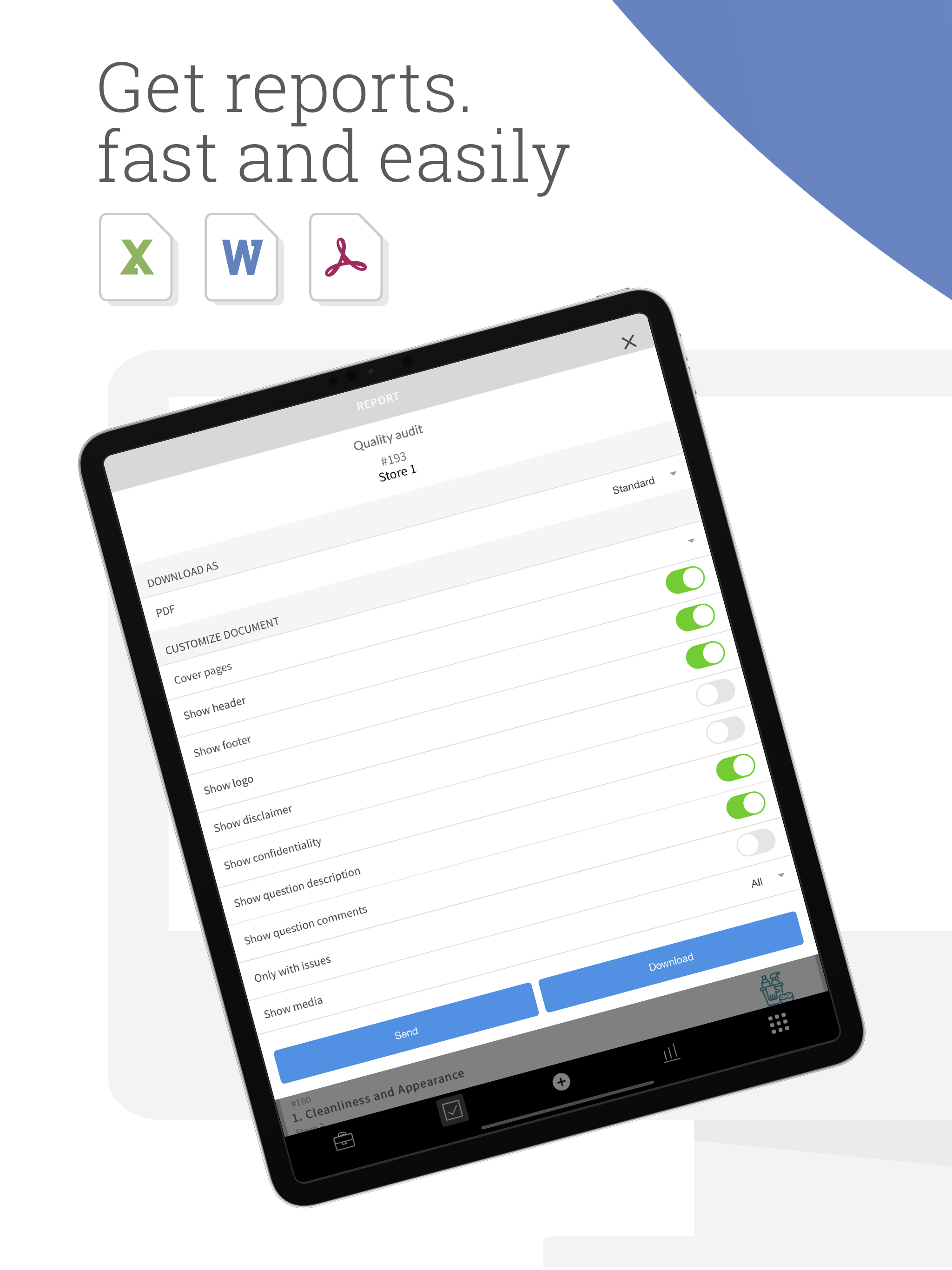 Iristrace - Mobile checklists
