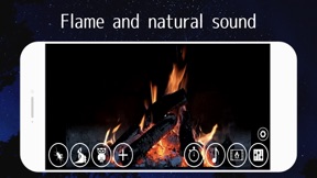 Healing fire and natural sound screenshot