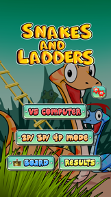 Snakes and Ladders - dice game screenshot