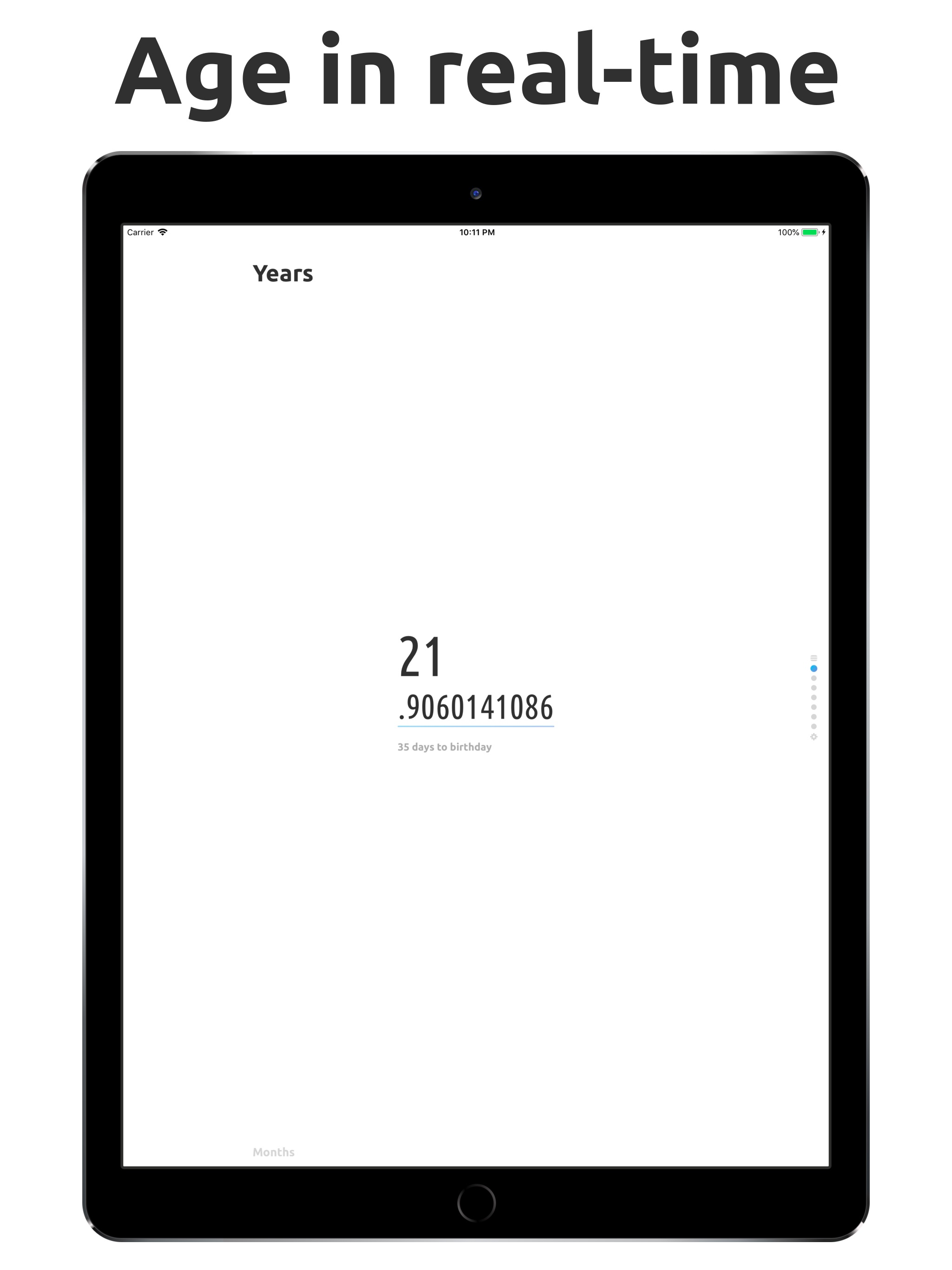 Ani - Real-Time Age Calculator