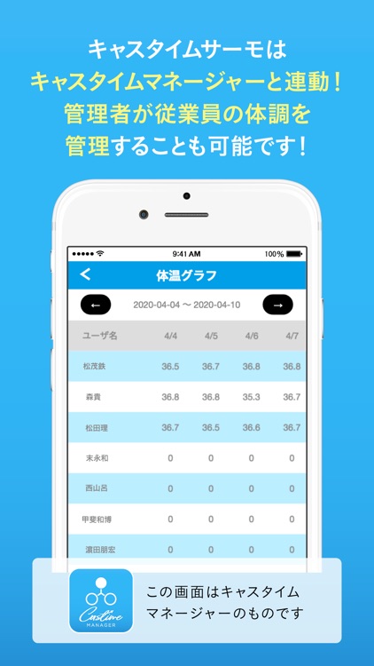 キャスタイムサーモ screenshot-3