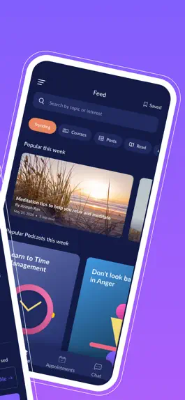 Game screenshot connectedminds: Wellbeing App apk
