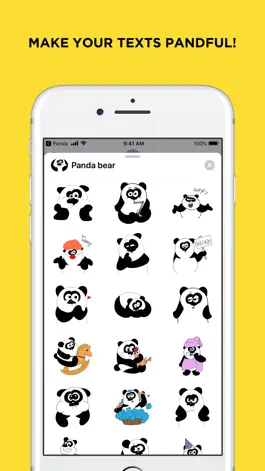 Game screenshot Panda Bear Sticker Collection mod apk