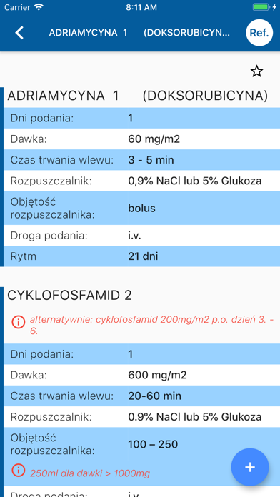 Protokoły Chemioterapii screenshot 3