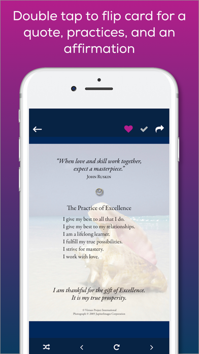 Virtues Cards Screenshot