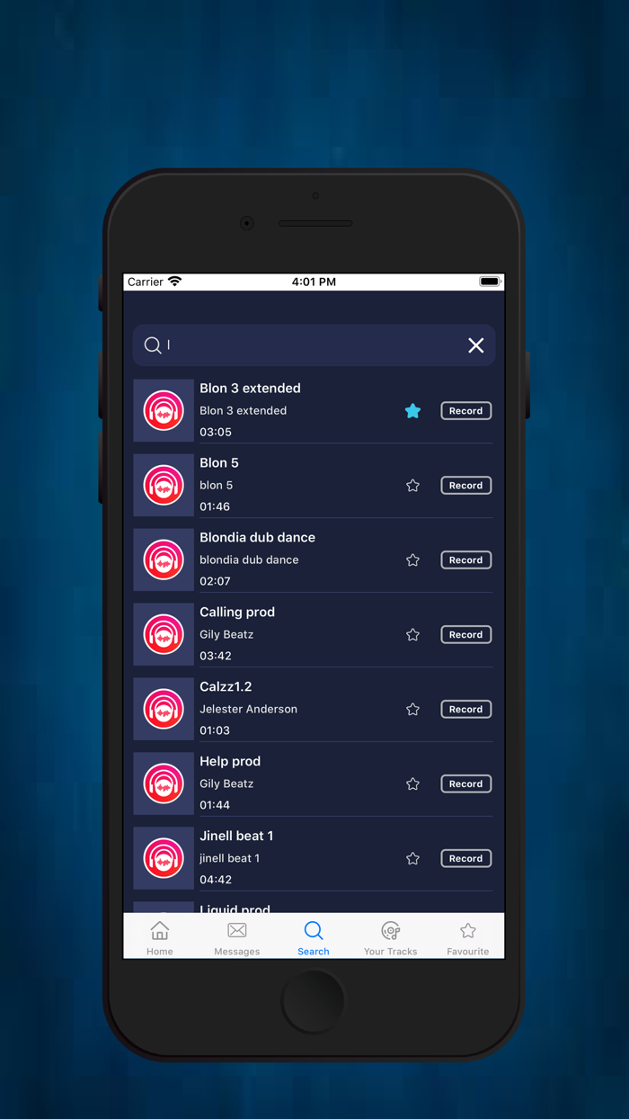vibesR - song recording tool