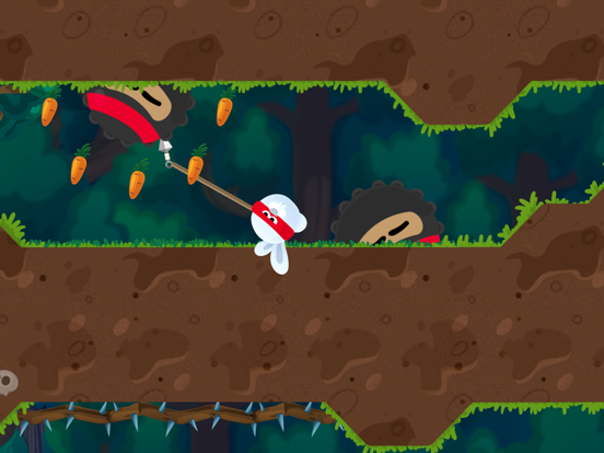 Rabbit Samurai - Grapple ninja iPad screenshot 5 - Games app
